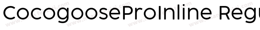 CocogooseProInline Regular字体转换